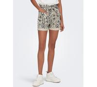 jdy Short de mujer estilo paperbag con lazada. Beige 38 (M)