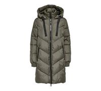 JDY Skylar Otw Noos-Chaqueta Acolchada con Capucha Abrigo, Vetiver/Detalles: Negro, L para Mujer