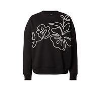 JDY Sudadera 'JDYCanoa' negro / blanco M negro / blanco