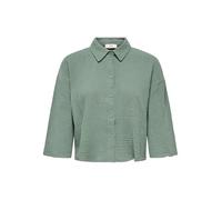 JdY Theis Life - Camiseta de Manga Corta 3/4 WVN Noos, Laurel Wreath, L