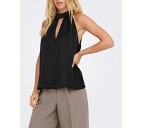 jdy Top de mujer de cuello halter. Negro 36/S