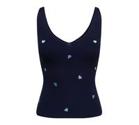 JDY Top de punto 'JDYNANNA' azul claro / azul oscuro M azul claro / azul oscuro
