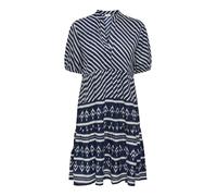 JDY Vestido camisero azul / blanco 36 azul / blanco