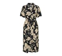 JDY Vestido camisero 'JDYTroya' beige claro / negro 38 beige claro / negro