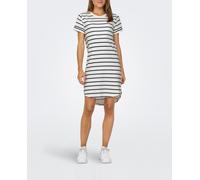 jdy Vestido corto con bajo asimétrico. Blanco 38 (M)