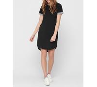 jdy Vestido corto con bajo asimétrico. Negro 34