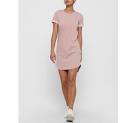jdy Vestido corto con bajo asimétrico. Rosa claro 42