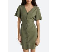 jdy Vestido corto de manga corta. Verde oscuro 36 (S)