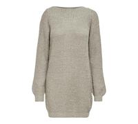 JDY Jdywhitney Megan L/S Boat Dress Knt Noos Vestido, Gris, L para Mujer