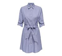 JDY Vestido de Mujer, Wedgewood/Stripes: Blanco, 38