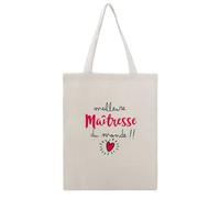JDYANSHENG Best Mistress In The World Heart_1 - Bolsa de lona perfecta para picnic al aire libre, fiesta, compras, viajes, asas resistentes, regalo inspirado 38 x 46 cm