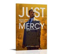 JDYANSHENG Just Mercy - Póster de pared estético para sala de estar, dormitorio, 50 x 75 cm, estilo marco