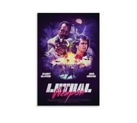 JDYANSHENG Póster de arma letal para pared, diseño estético, para sala de estar, dormitorio, 60 x 90 cm, estilo sin marco