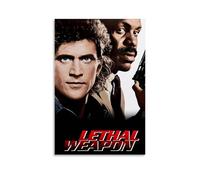 JDYANSHENG Póster de arma letal para pared, diseño estético, para sala de estar, dormitorio, 60 x 90 cm, estilo sin marco