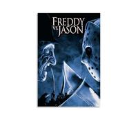 JDYANSHENG Póster estético de Freddy Vs Jason para pared, diseño de póster para sala de estar, dormitorio, 50 x 75 cm, estilo sin marco