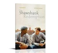 JDyaojiesheng Póster de The Shawshank Redemption para pared, cubierta estética, diseño de póster para sala de estar, dormitorio, 50 x 75 cm, estilo marco