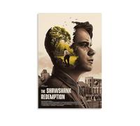 JDyaojiesheng Póster de The Shawshank Redemption para pared, diseño estético, para sala de estar, dormitorio, 50 x 75 cm, estilo sin marco