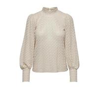 JDYAVERY L/S Lace Top JRS Noos, Camisa Manga Larga Mujer, Sandshell,