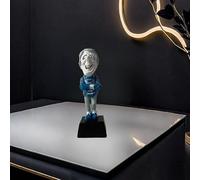 JDZYFFS Arte Estatua - Escultura Decorativas, Estatuas Y Adornos Navideños De Avaro De Nieve Y Avaro De Calor, Escultura De Avaro Gordo Y Flaco(B)