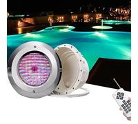 JDZYFFS Foco Piscina - Luces De Fuentes Subacuáticas, Luz De Fuente RGB Sumergible De 12 V, Luces LED Subacuáticas Para Estanques, Resistente Al Agua IP68, Foco PAR56 Para Piscinas(12W)