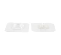 JE CHERCHE UNE IDEE - DI0064 Juego de 2 Ganchos de Pared - Diseñados para Organización Interior - Adhesivo de Doble Cara - Capacidad 3 Kg - Diseño Elegante y Discreto