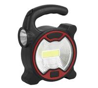 JE CHERCHE UNE IDEE, LT6838, COB Utility Light Fixture 2 Modos, Potente Variedad de iluminación, Mango ergonómico, Compacto y práctico, Resistente y Duradero, fácil de Usar
