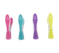 Je cherche UNE idée me2275 - Juego de 18 Pinzas de la Ropa Peces plástico 4 x 1,60 x 8,60 cm, Multicolor