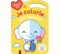 Je colorie sans déborder Eléphant: Coloriage