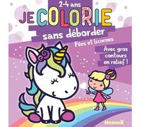 Je colorie sans deborder Fées et licornes