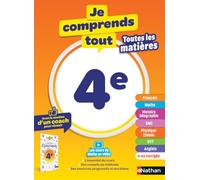 Toutes les matières 4e Je comprends tout !