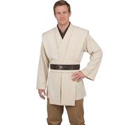 Je-di Wars Classic Master OBI Wan Kenobi - Conjunto de disfraz de película y cinturón Obi, accesorios (XL)