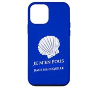 Je m'en fous parce Que je Suis Dans ma Coquille timide Carcasa para iPhone 12 Mini