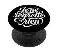 Je ne Regrette Rien francés No Regrets Cita PopSockets PopGrip Adhesivo