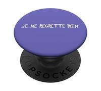 Je Ne Regrette Rien Francés PopSockets PopGrip Adhesivo