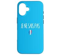 Je Ne Sais Pas - No sé en profesor de francés Carcasa para iPhone 16