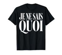 Je Ne SAIS Quoi Frase Francesa Cita Parisina Chic Camiseta