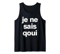 je ne SAIS Quoi Regalo francés Francia Amigo Francia París Camiseta sin Mangas