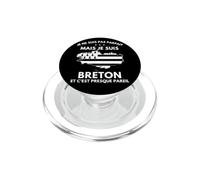 Je Ne Suis Pas Parfait Mais Je Suis Breton Bretagne PopSockets PopGrip para MagSafe