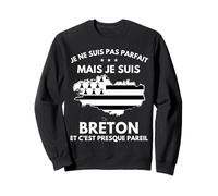 Je Ne Suis Pas Parfait Mais Je Suis Breton Bretagne Sudadera