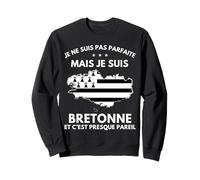 Je Ne Suis Pas Parfaite Mais Je Suis Bretonne Bretaña Sudadera