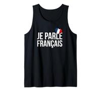 Je Parle Francais - Camisa Francais - Camiseta Francesa Camiseta sin Mangas