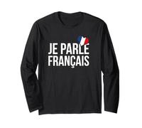 Je Parle Francais - Camisa Francais - Camiseta Francesa Manga Larga