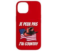 Je Peux Pas J'Ai Danse Country | Drapeau USA Chapeau Cowboy Carcasa para iPhone 14
