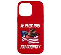 Je Peux Pas J'Ai Danse Country | Drapeau USA Chapeau Cowboy Carcasa para iPhone 14 Pro MAX