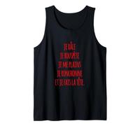 Je râle je rouspète je me Plains je ronchonne fais la tête Camiseta sin Mangas