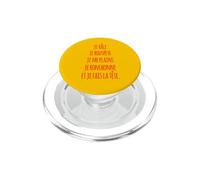 Je râle je rouspète je me Plains je ronchonne fais la tête PopSockets PopGrip para MagSafe