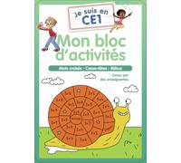 Je suis en CE1 - Mon bloc d'activités: Mots croisés - Casse-têtes - Rébus