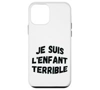 "Je suis l'enfant terrible" humorística sabiduría de vida Carcasa para iPhone 12 mini
