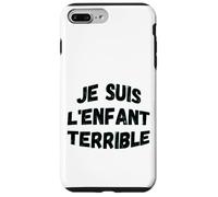 "Je suis l'enfant terrible" humorística sabiduría de vida Carcasa para iPhone 7 Plus/8 Plus