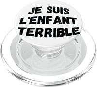 Je Suis l'enfant Terrible humorística sabiduría de Vida PopSockets PopGrip para MagSafe